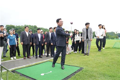 천안시 백석동에 '유관순 파크골프장' 개장…36홀 규모