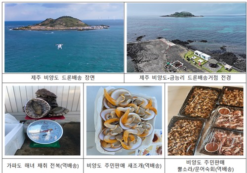섬 지역 드론 배송 서비스