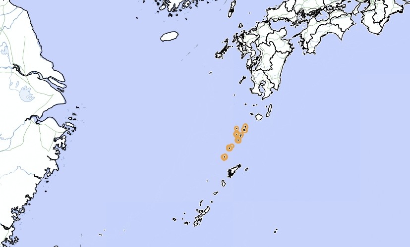 [속보] 일본 도카라 열도서 규모 5.3 지진…"쓰나미…