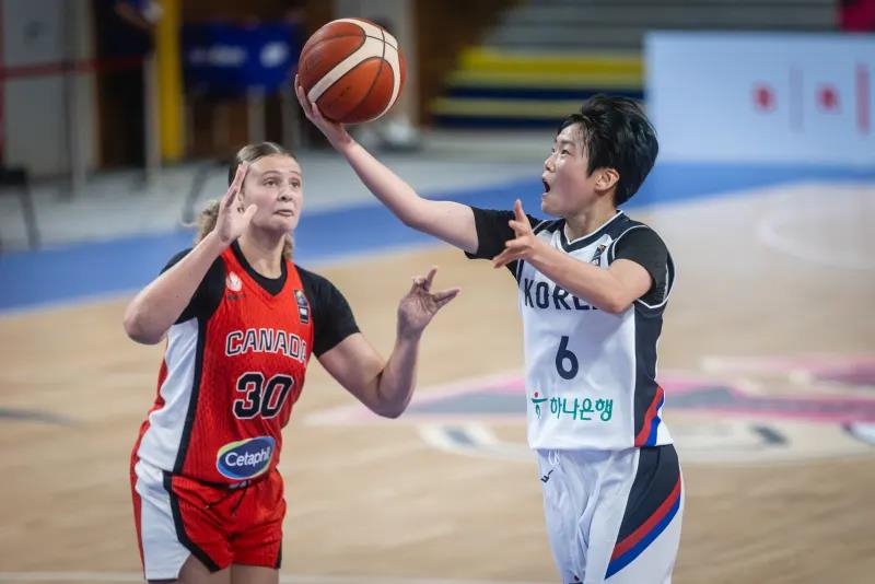 U-19 여자농구, 월드컵 16강서 캐나다에 져 순위결정전으로