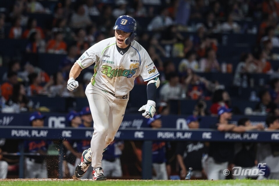 '0-5→9-7' NC, 5점 차 짜릿한 뒤집기…선두 LG, 6연승에서 제동(종합)
