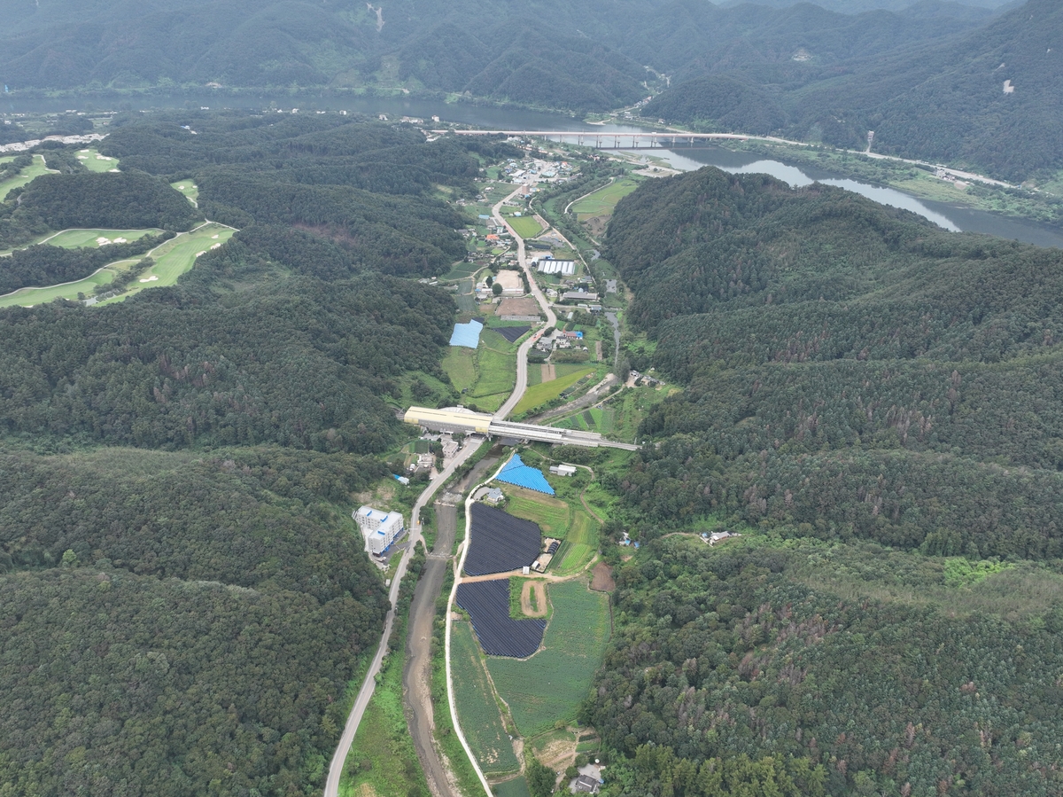 춘천연합마라톤 20km 구간 전경