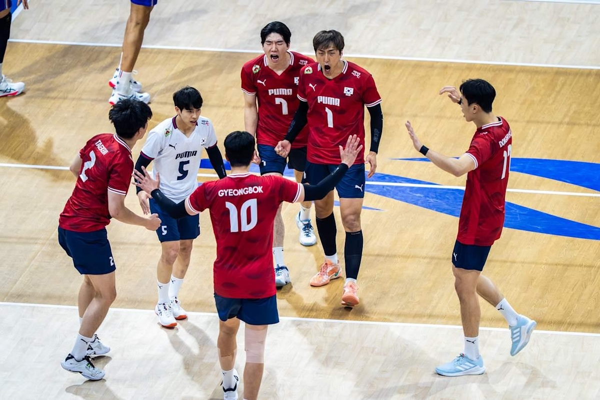 남자배구대표팀, 세계선수권 프랑스와 첫 경기서 0-3 완패