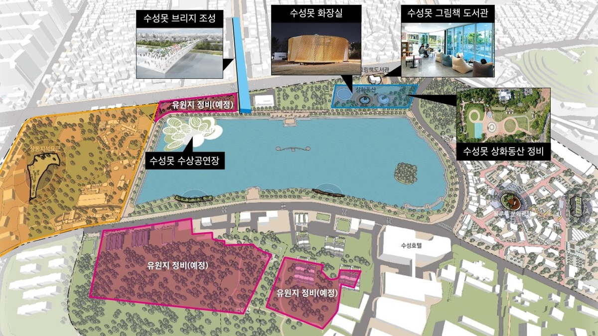 수성못 주요 개발 구상(안)