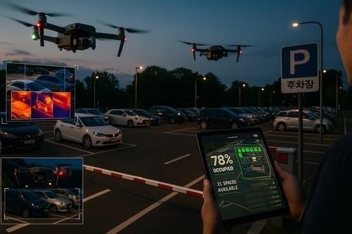 춘천연합마라톤 주차난·안전사고 해결사로 드론이 뜬다