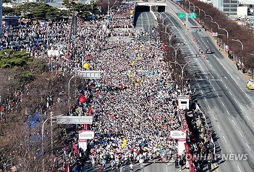 '플래티넘 라벨' 격상추진 대구마라톤 접수 조기마감…4만명 몰려