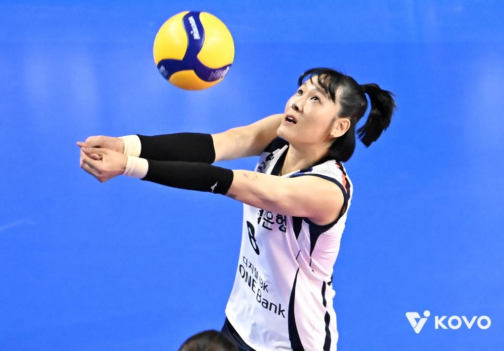 통산 600경기 출전 대기록을 앞둔 IBK기업은행의 임명옥