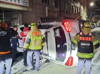 만취 운전하다 주차 차량 들이받고 경찰 폭행한 40대 입건