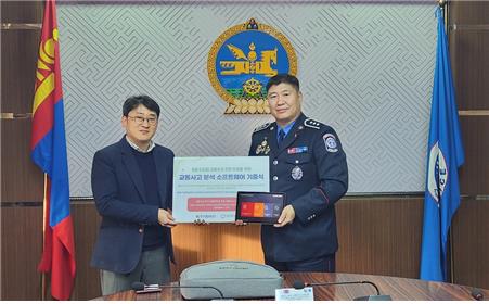 교통 사고조사 분석 장비 기증식