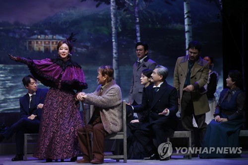 배우 이순재가 연출한 연극 '갈매기'