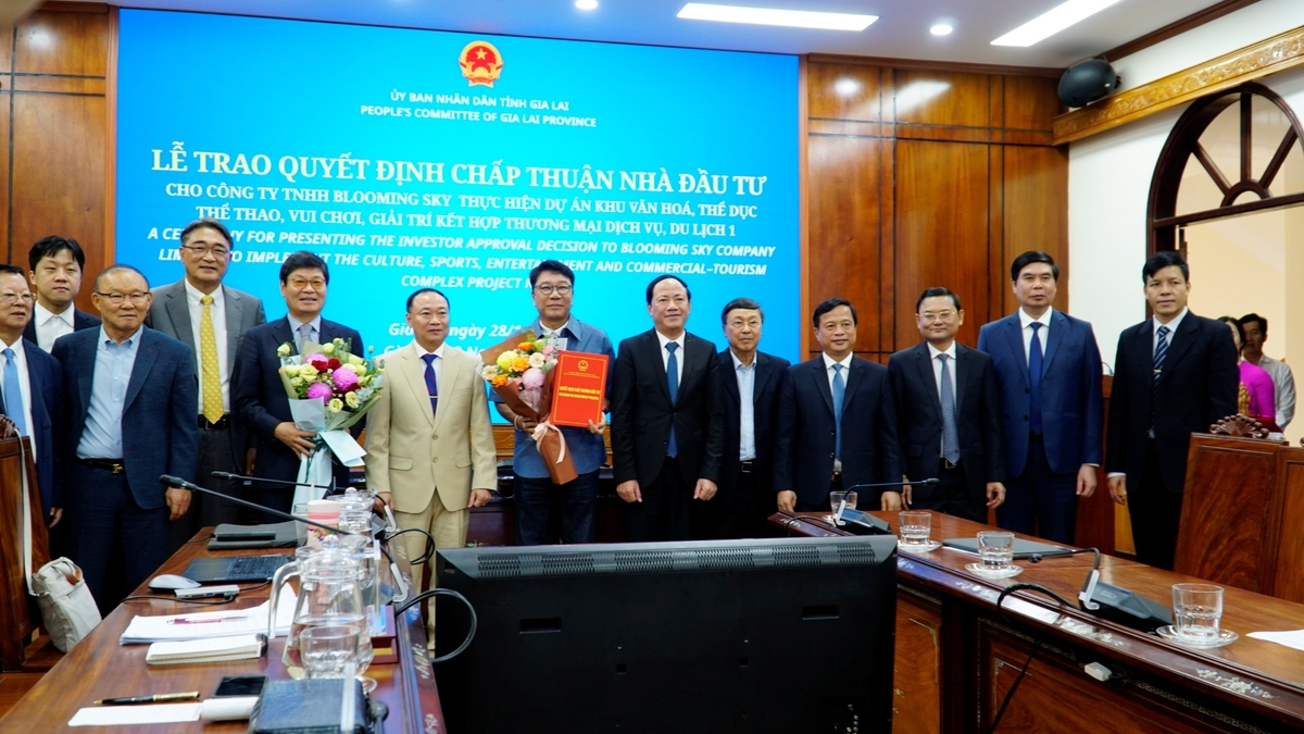 블루밍 스카이, 베트남 잘라이성에 엔터복합단지 조성