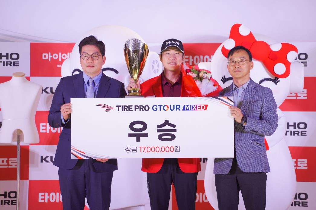 김민수, 타이어프로 G투어 5차 대회 우승…통산 14승