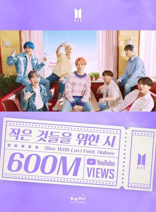 El vídeo musical de BTS 'Boy with Luv' es el más visto de YouTube en Corea del Sur este año