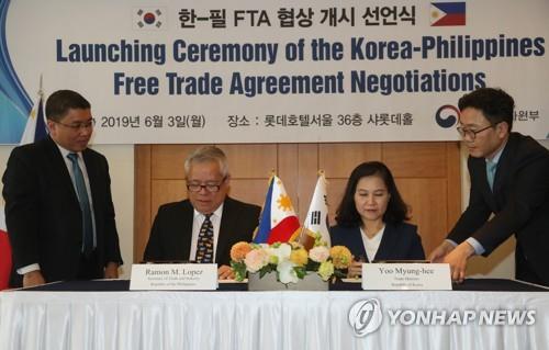 Corea del Sur y Filipinas firman un TLC