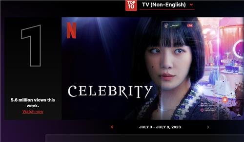 'Celebrity' encabeza la lista semanal de Netflix de programas televisivos de habla no inglesa
