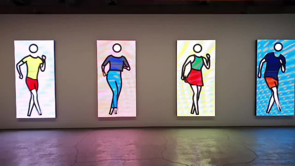 걷는 사람들 작가 줄리안 오피, 5년 만에 부산 개인전 | 연합뉴스