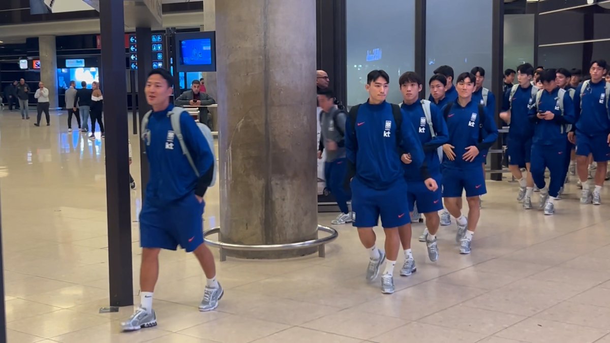 축구 국가대표팀 요르단 암만 입성