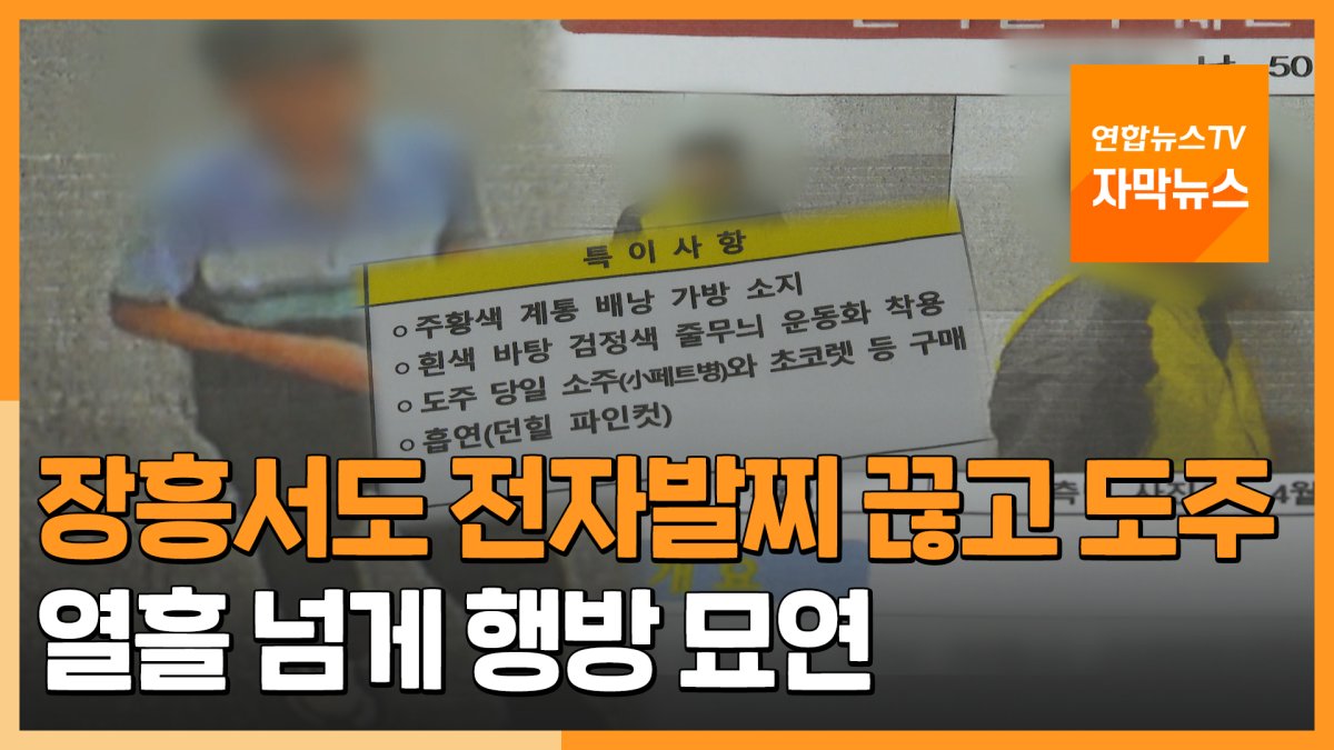 [자막뉴스] 장흥서도 전자발찌 끊고 도주…열흘 넘게 행방 묘연
