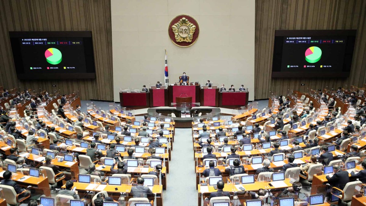El Parlamento aprueba un presupuesto récord de 607,7 billones de wones para 2022