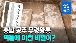 [영상] 벽돌에 "중국 건업 사람이 만들어"…신비 벗는 백제고분