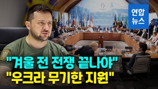 [영상] "우크라 끝까지 돕는다"…G7, 경제·군사적 '무한지원' 약속