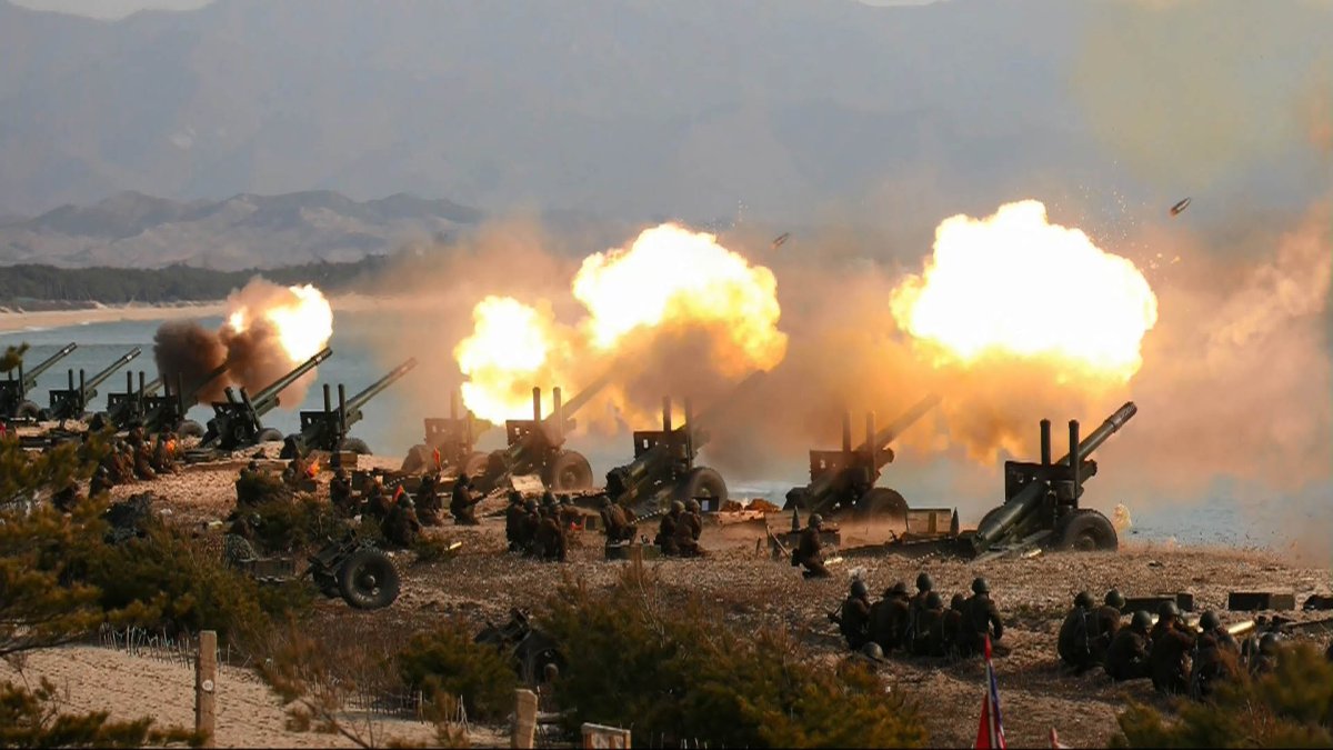 JCS: Corea del Norte dispara proyectiles de artillería adicionales hacia los mares Amarillo y del Este