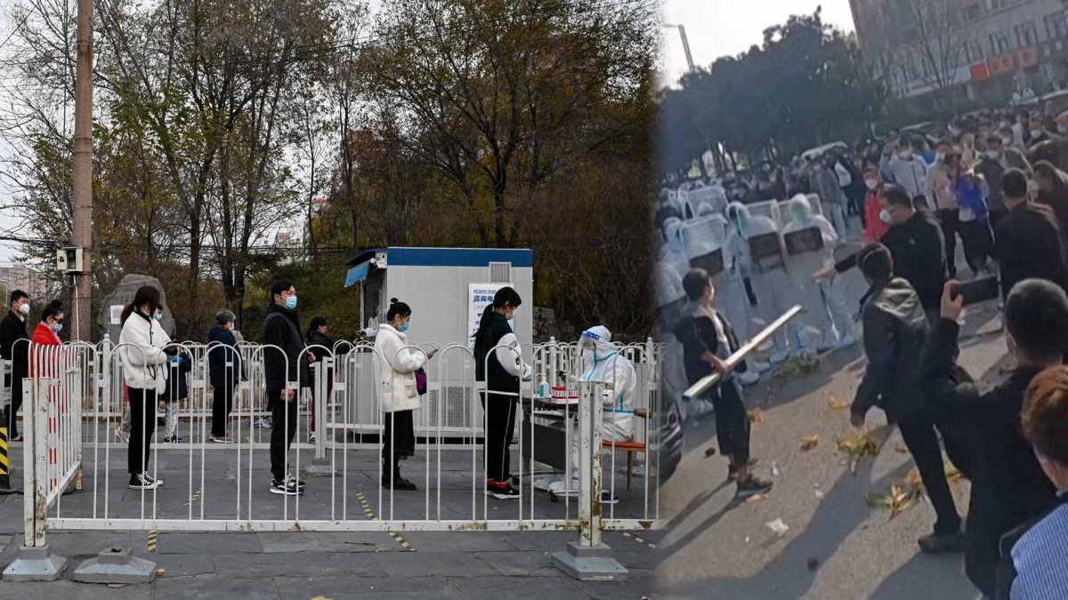 [차이나워치] 중국 코로나 감염자 또 역대 최다…봉쇄 반발 잇따라