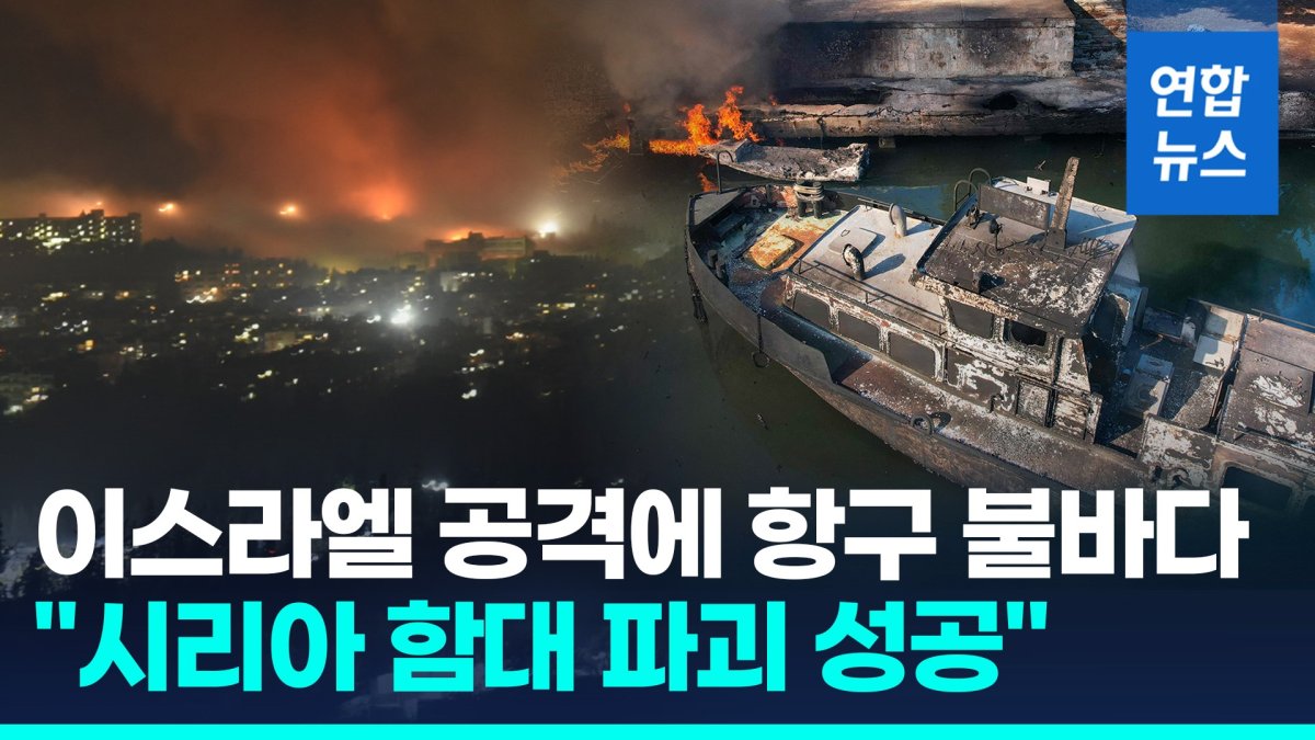 [영상] 이스라엘 "시리아 함대 파괴 성공"…수도 코앞까지 지상군 침투