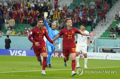 [월드컵] 7골 대폭발 스페인, 통산 100골 클럽 가입 '역대 6번째'