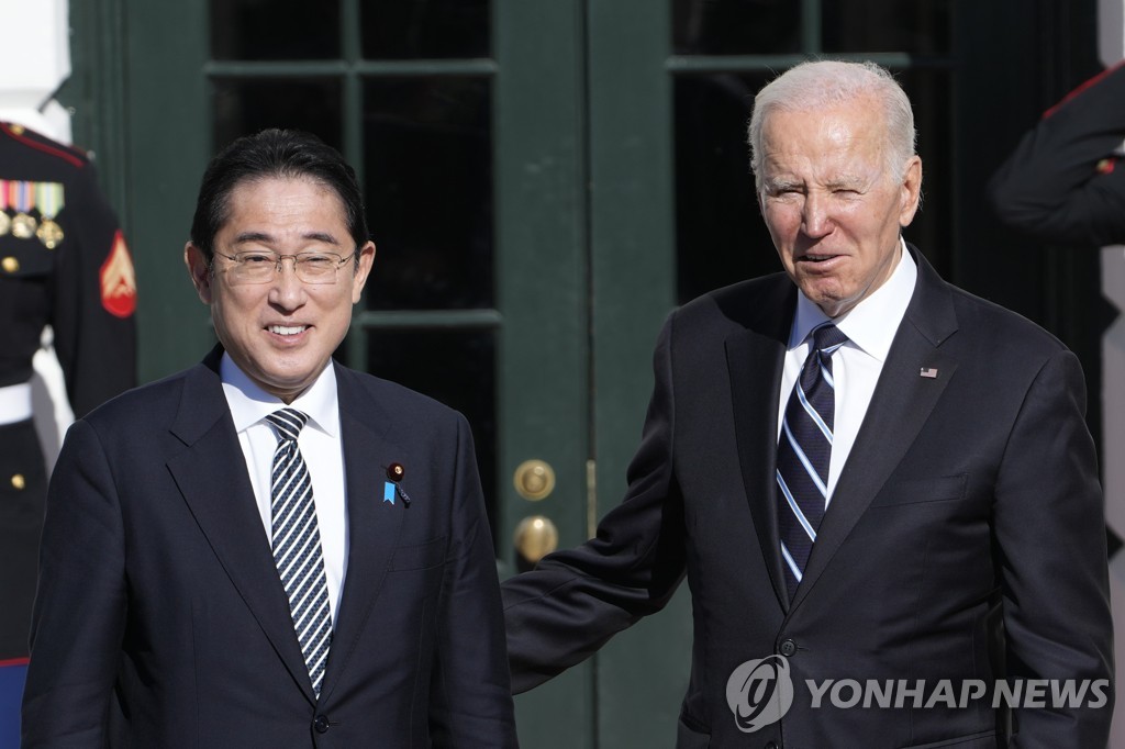 조 바이든 대통령과 기시다 후미오 일본 총리