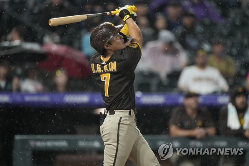 Ha-Seong Kim matches longest hitting streak by Korean