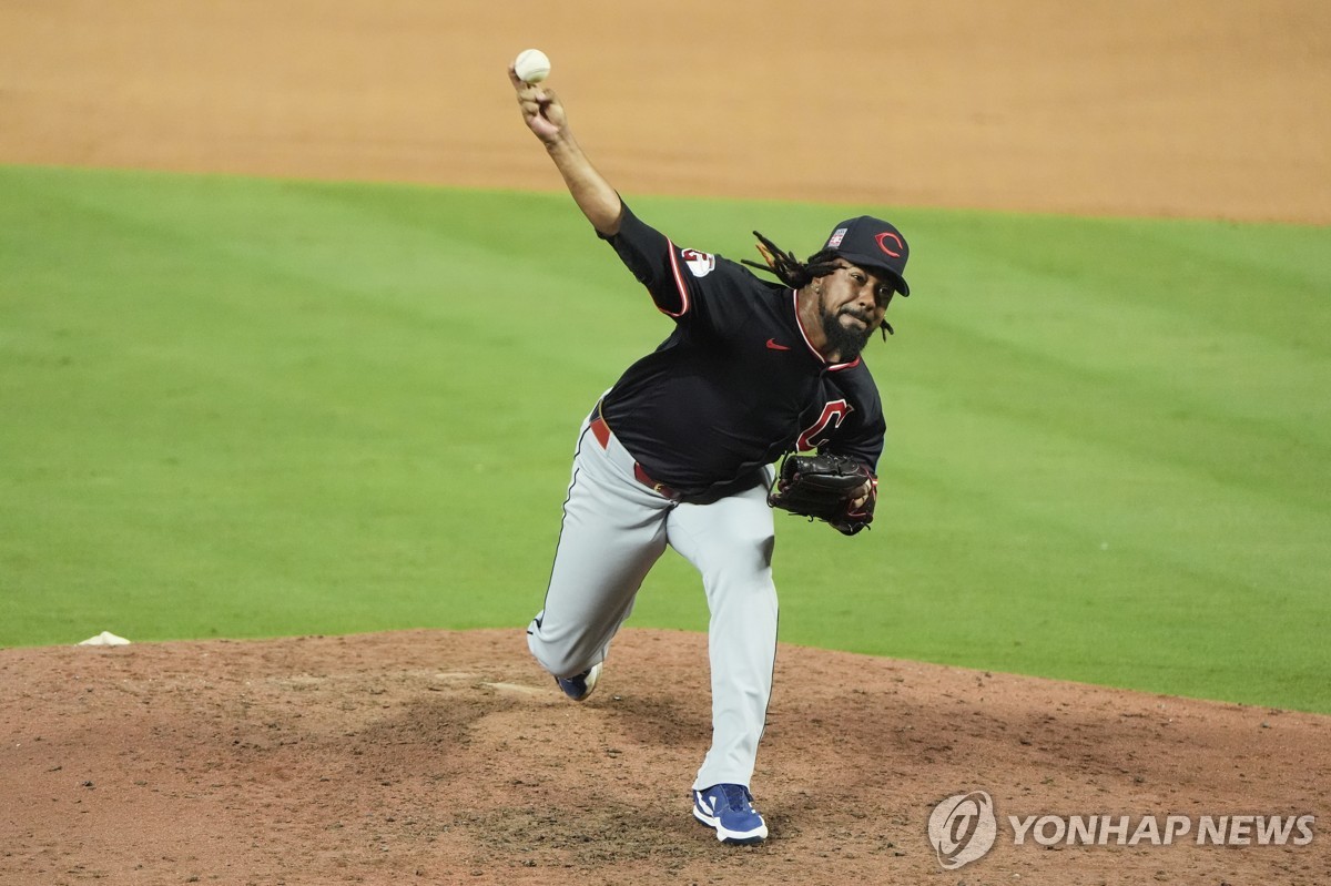 클리블랜드 마무리 투수 에마누엘 클라세