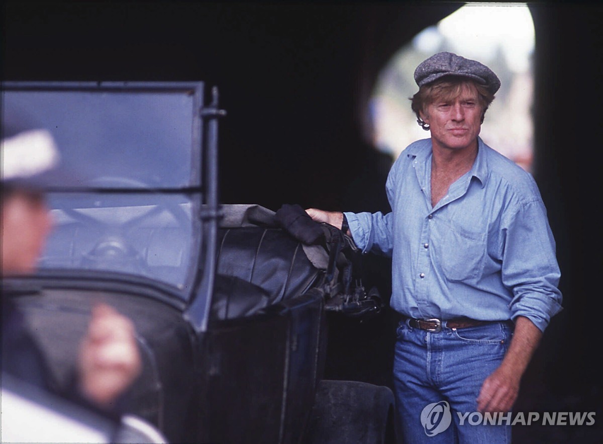 1991년 '흐르는 강물처럼' 촬영 당시 영화감독이었던 로버트 레드퍼드