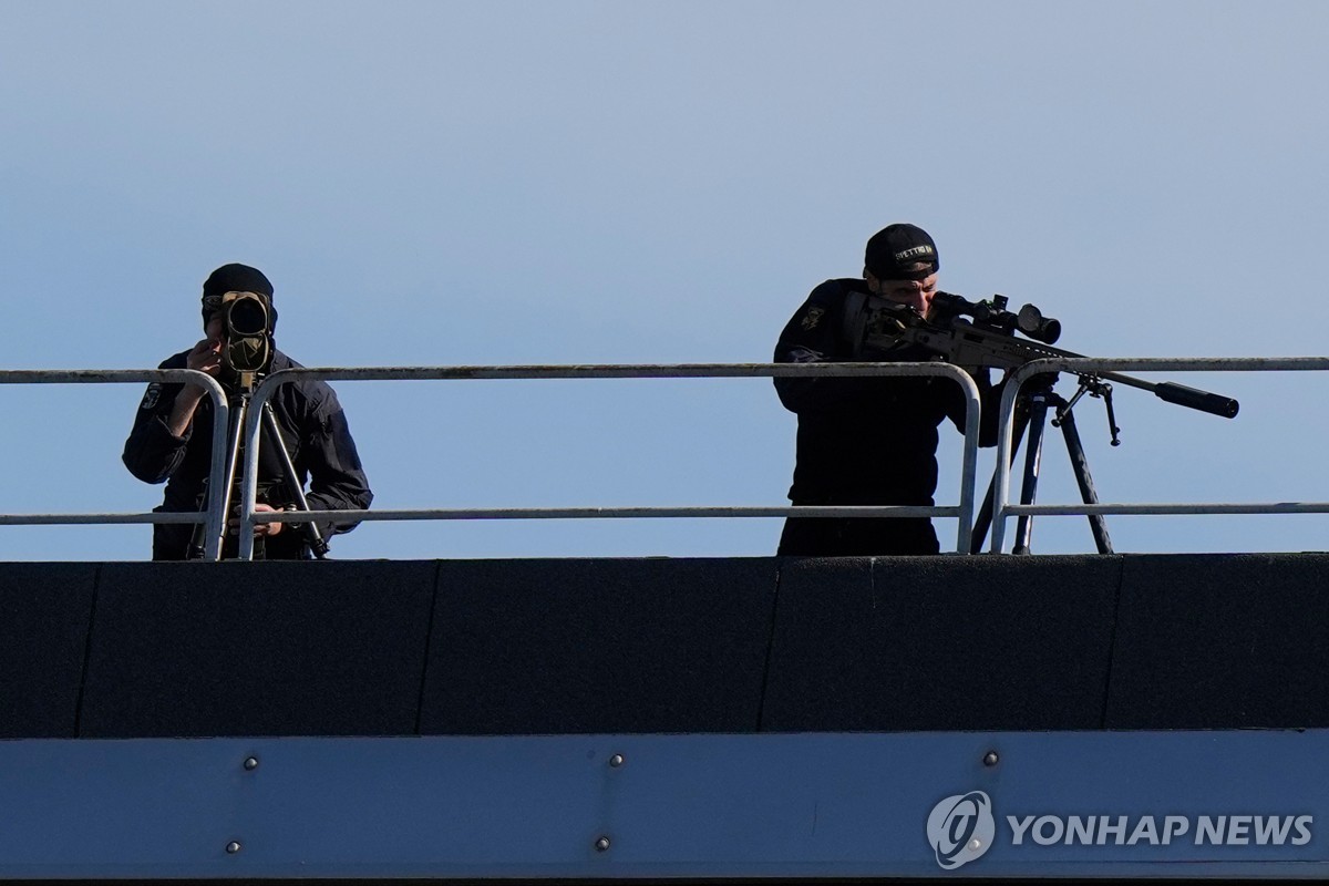 이스라엘 팀 숙소 옥상에 스나이퍼