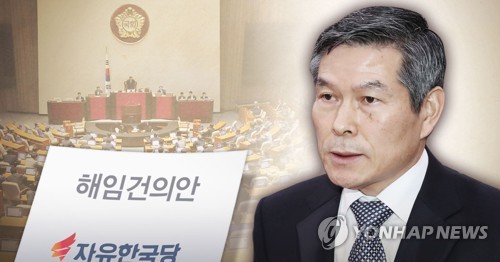 정경두 국방장관 해임건의안 처리 사실상 무산