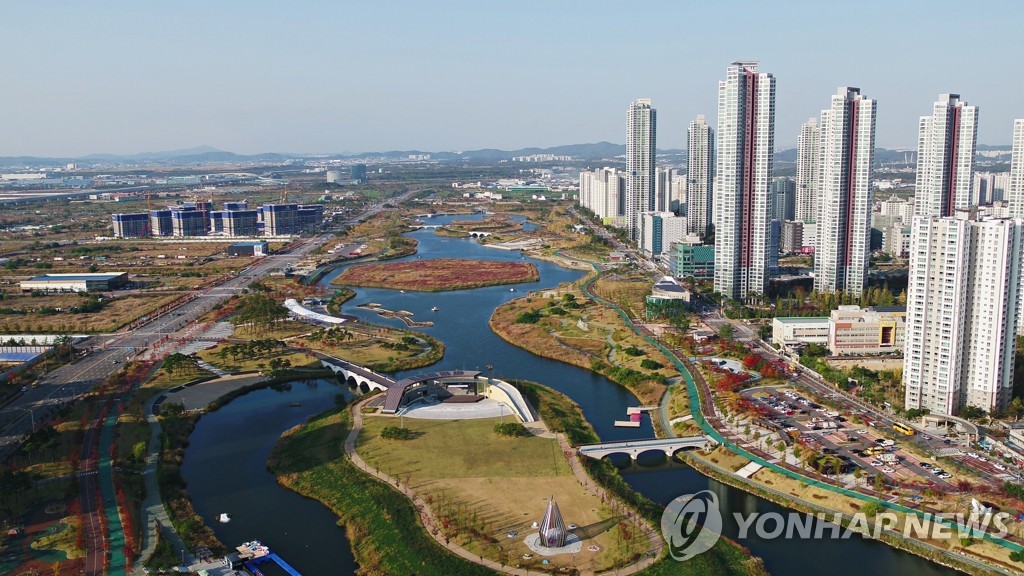 인천 청라국제도시 전경