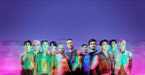 BTS et Coldplay (Photo fournie par James Marcus Haney, Heo Jae Young et Kim So Jung. Revente et archivage interdits)