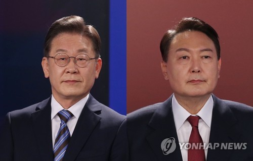 Présidentielle 2022 : Lee et Yoon quasiment à égalité dans un sondage