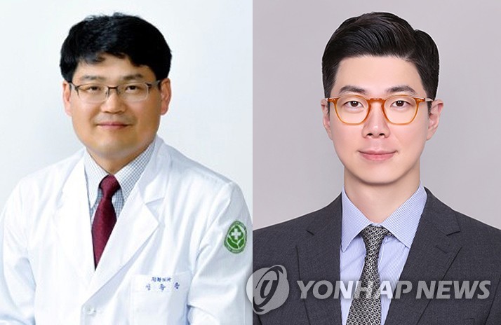 전남대병원 선종근(왼쪽)·양홍열 교수