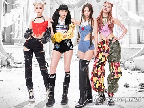 La foto, proporcionada por YG Entertainment, muestra a la banda de K-pop BLACKPINK. (Prohibida su reventa y archivo)