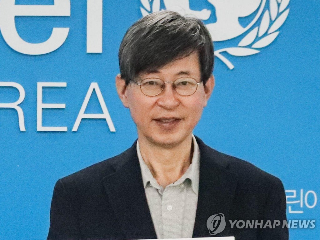 This photo provided by the Korean Committee for UNICEF shows Lee Key-cheol. (PHOTO NOT FOR SALE) (Yonhap) 