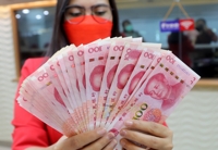 중국경제 둔화 속 위안화 가치 6개월만에 최저
