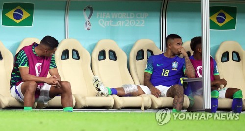 [월드컵] '벤투호 상대' 브라질, 또 부상 악재…"제주스·텔리스 '아웃'"