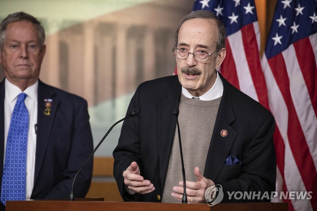 This AFP file photo shows Rep. Eliot Engel (D-NY). (Yonhap)