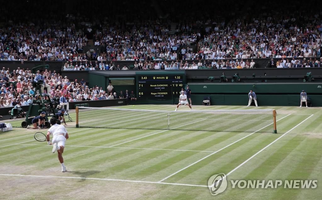 6월 말 윔블던 테니스대회 정상 개최 여부 내주 결정 | 연합뉴스
