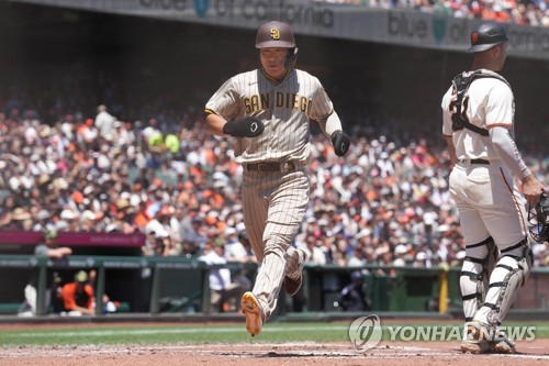 김하성, 2안타로 시즌 5번째 멀티히트…타율 0.222