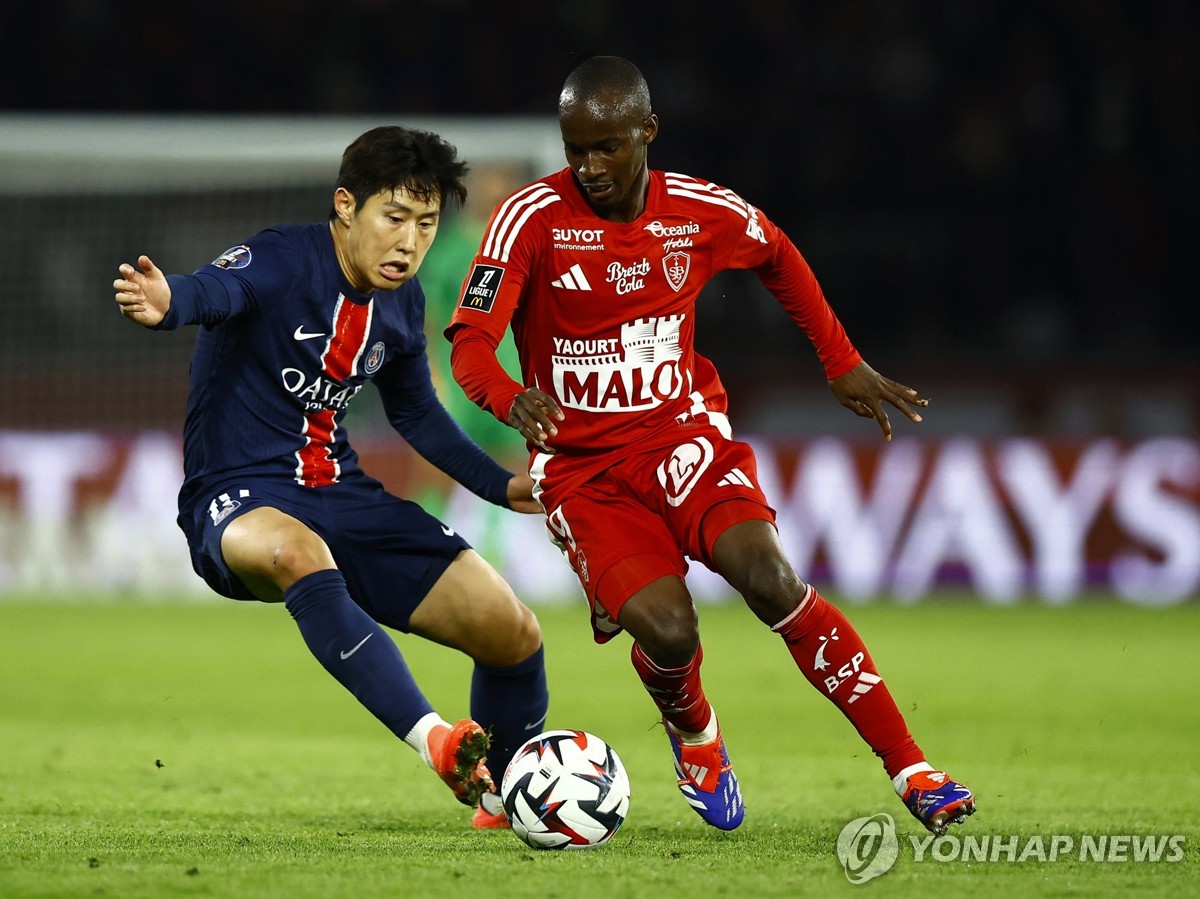 '이강인 풀타임' PSG, 브레스트에 3-1 역전승…뎀벨레 멀티골