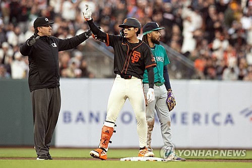 MLB 샌프란시스코 이정후, 3안타·타율도 3할대…경기 MVP 선정