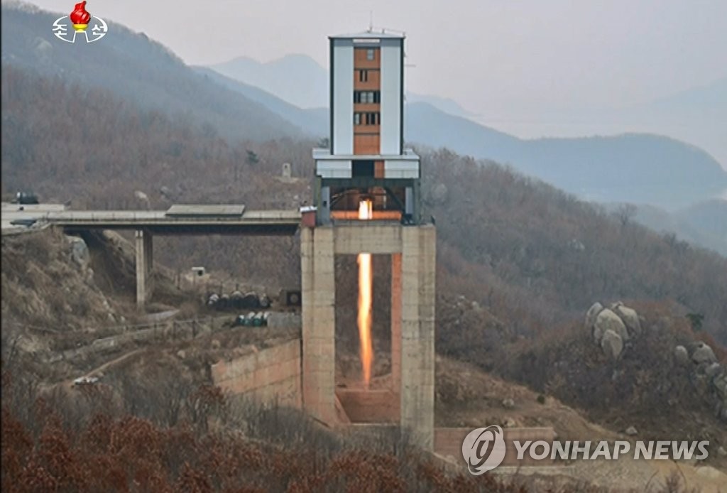 北朝鮮　西海発射場で「大変重大な試験」＝ＩＣＢＭエンジン実験か