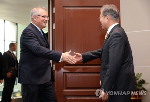 문대통령 "호주, 최적의 파트너"…호주 총리 "양국 FTA 성공적"(종합)